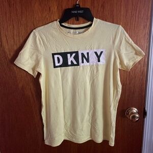 DKNY yellow T-shirt